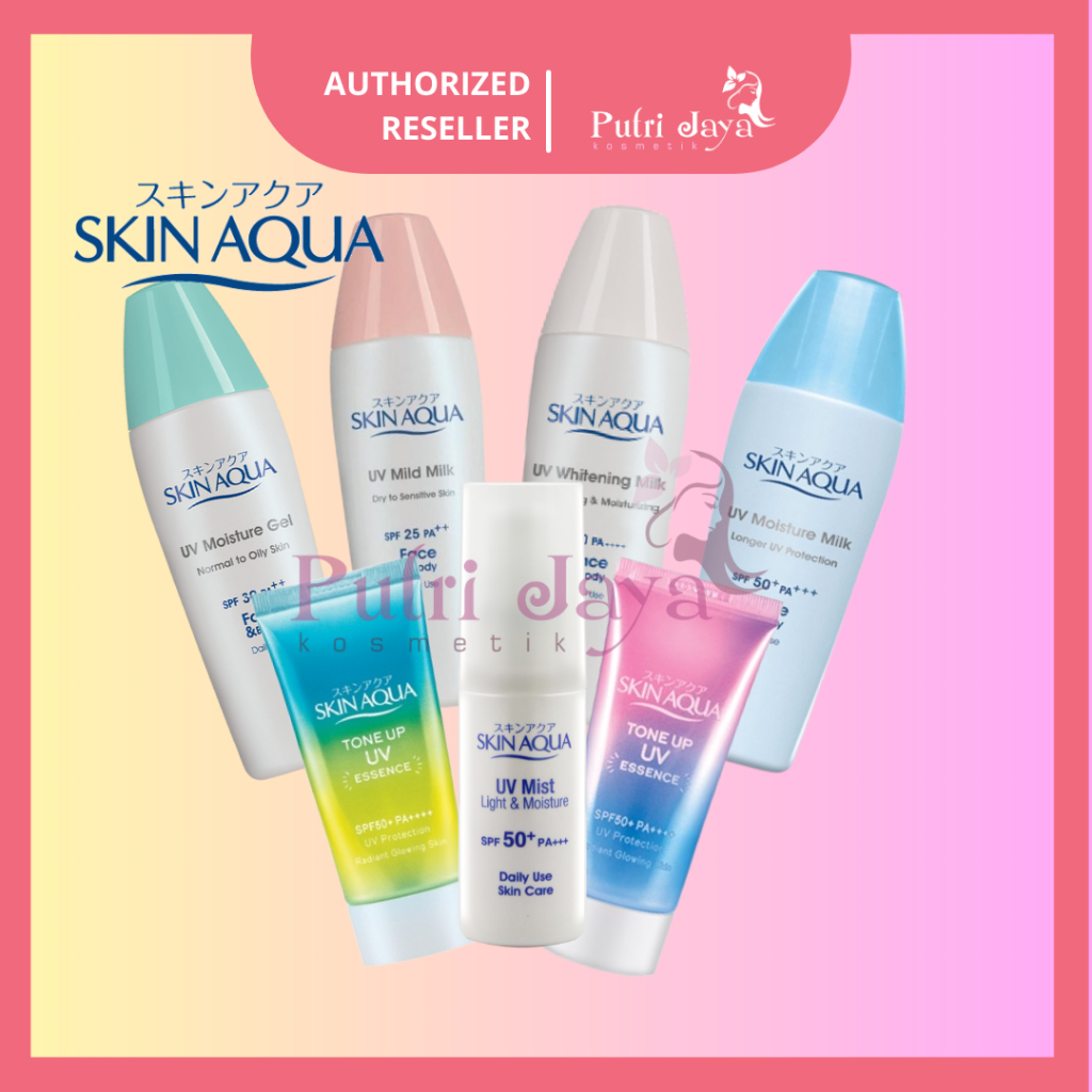 Jual Skin Aqua Sunscreen Uv Spf Moisture Milk Gel Tone Up