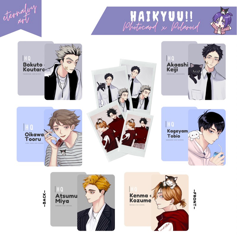 Jual Haikyuu Photocard Polaroid By Eternalvy Shopee Indonesia