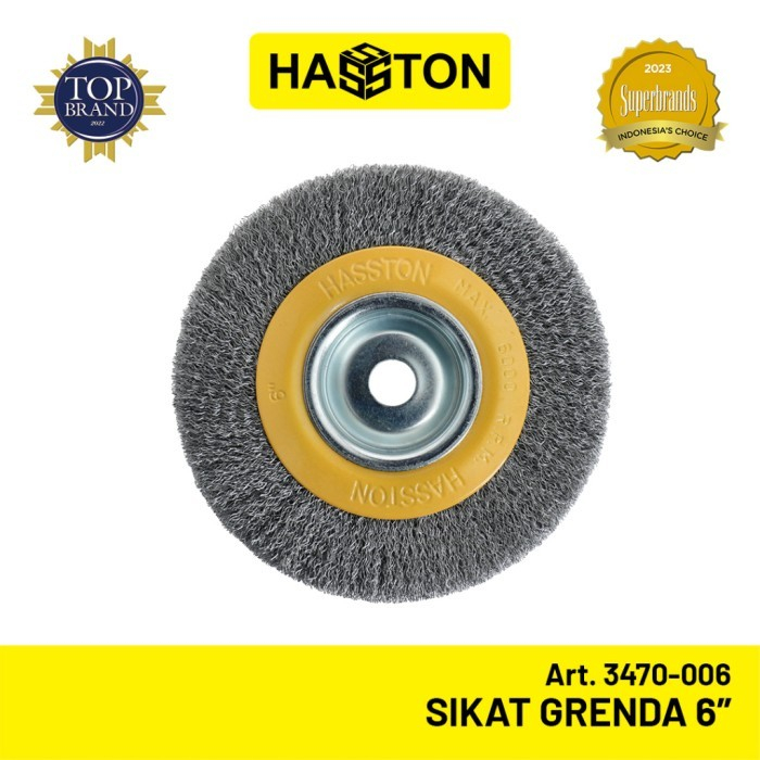 Jual HASSTON 3470 006 Sikat Gerinda Kawat 6 X 5 8 Flat Brush Wheel