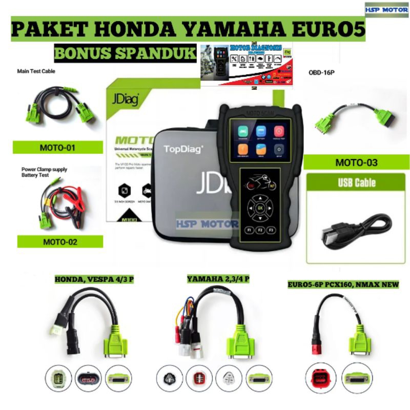 Jual Jdiag M Pro Sacner Motor Injeksi Obd Obd Euro Pcx Nmax