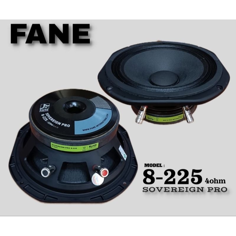 Jual Speaker FANE SOVEREIGN 8 225 Pro FANE 8 225 Pro 8 Inch Original