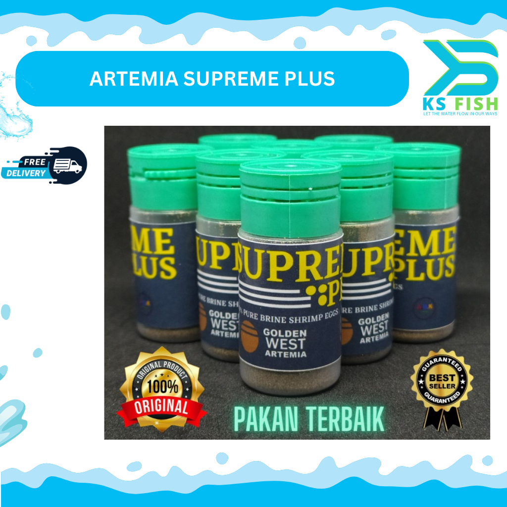 Jual Artemia Supremeplus Supreme Plus Golden West Kultur Repack 10 Gram