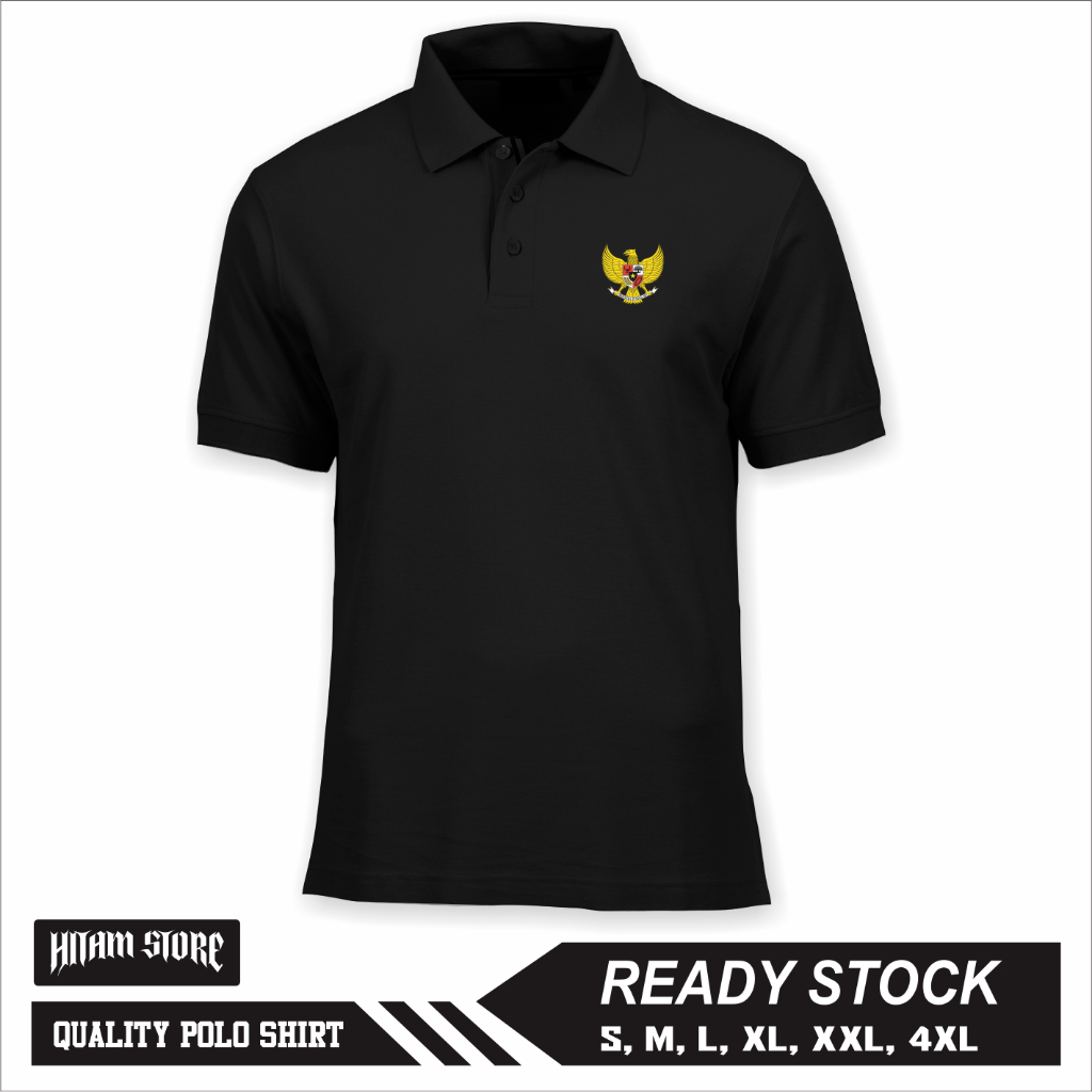 Jual Polo Shirt Kaos Polo Kerah Lambang Garuda Simple Shopee Indonesia