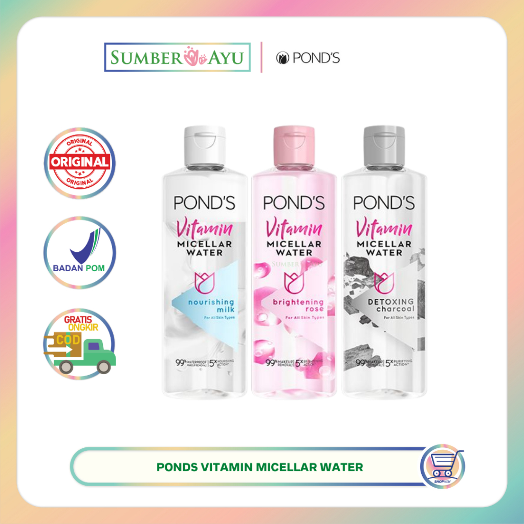 Jual Ponds Vitamin Micellar Water 100ml Shopee Indonesia