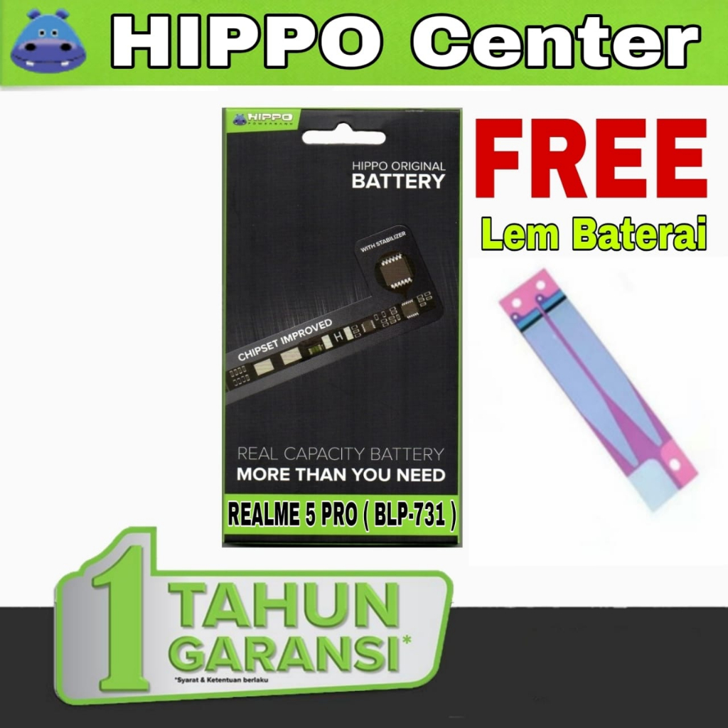 Jual Baterai Hippo Realme Pro Battery Realme Pro Blp Blp