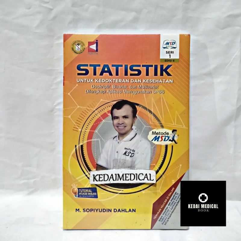 Jual BUKU STATISTIK UNTUK KEDOKTERAN DAN KESEHATAN TH 2020 SOPIYUDIN