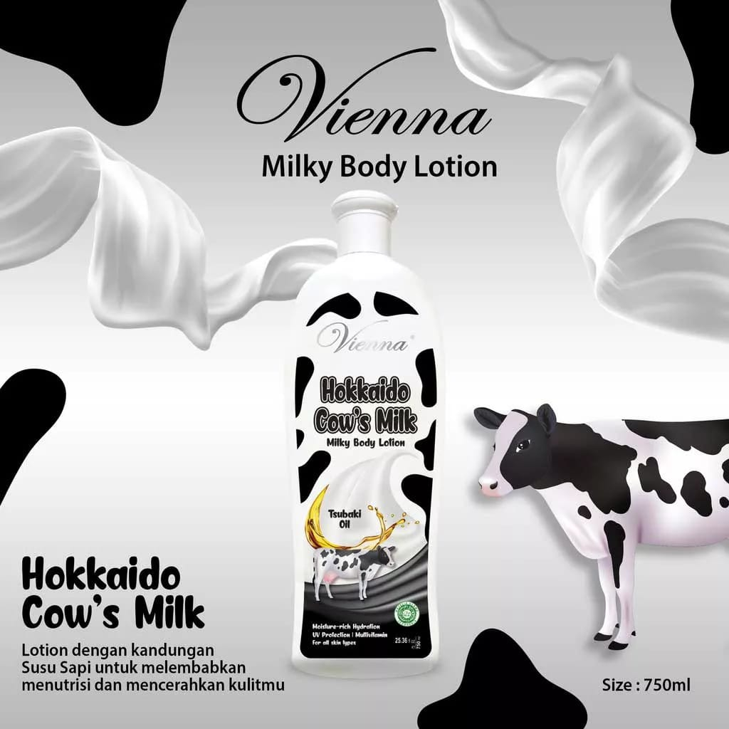 Jual Vienna Body Lotion Hokkaido Cow S Milk Ml Shopee Indonesia