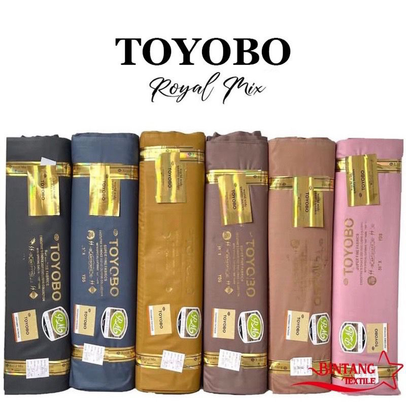 Jual Katun Toyobo Fodu Royal Mix Original Premium Quality Harga Per 0