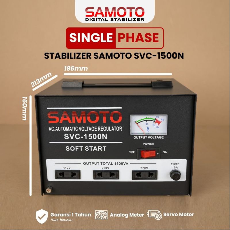 Jual Svc N Stabilizer Listrik Samoto Va Stavolt Avr Dc Servo