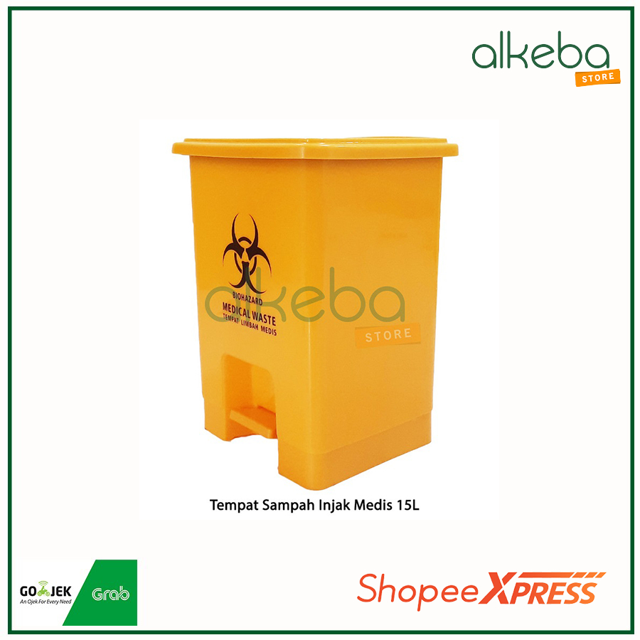 Jual Tempat Sampah Injak L Pedal Medis Biohazard Medical Container