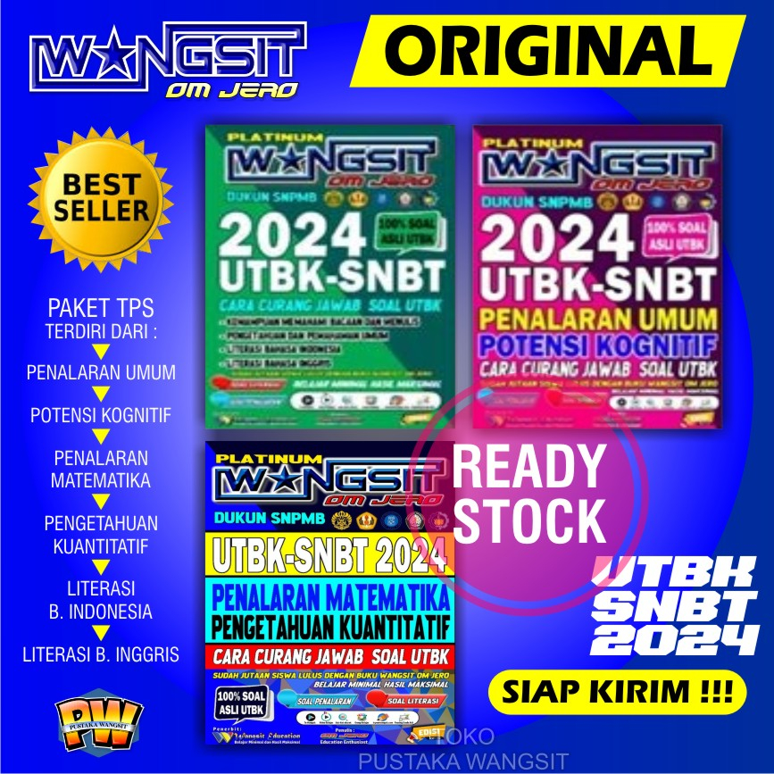 Jual Buku Wangsit UTBK SNBT 2024 Buku PAKET SUKSES TPS 2024 Shopee