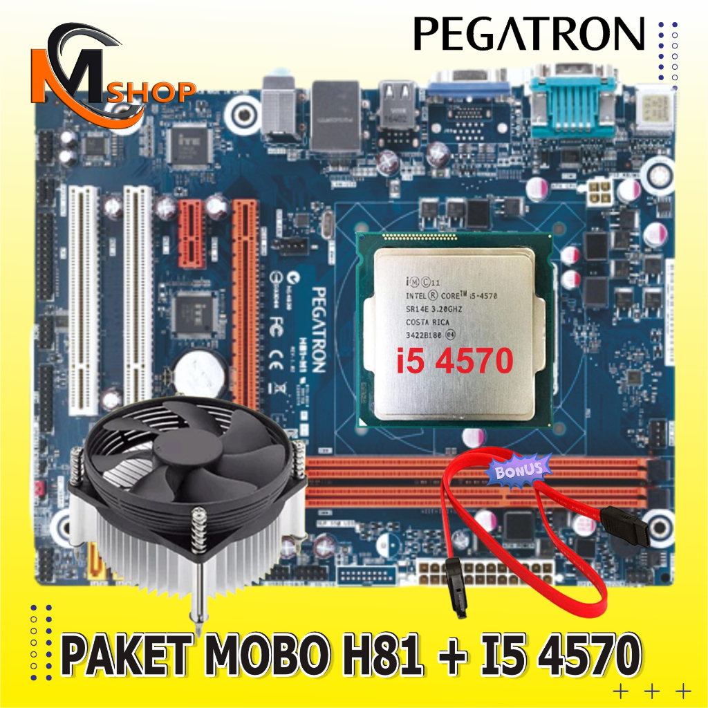 Jual Mainboard Mobo Intel H81 Pegatron LGA 1150 DDR3 Processor Core