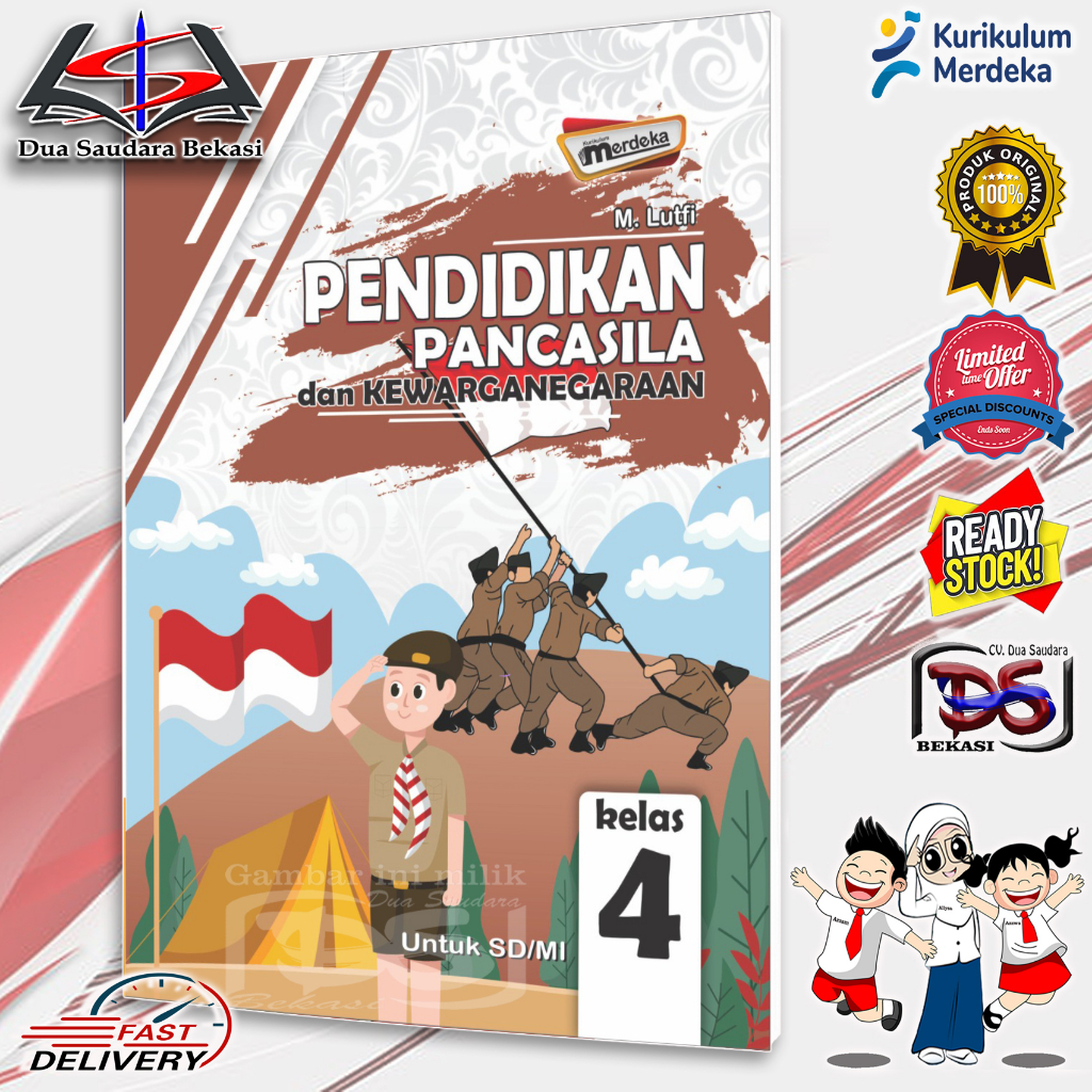 Jual K Mer Pend Pancasila Kls 4 SD WKJ Pendidikan Pancasila Kelas 4