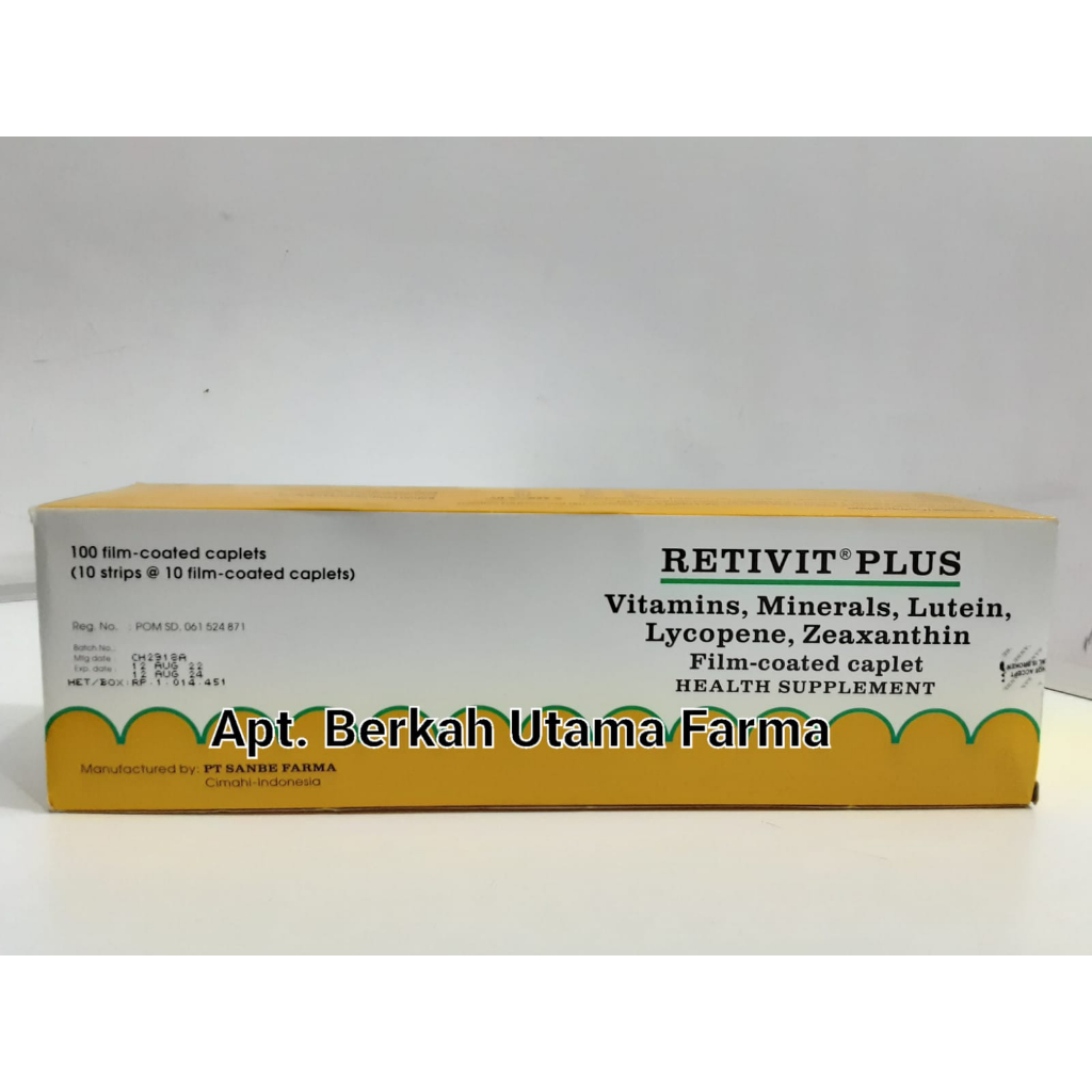 Jual Retivit Plus Box Isi 10 Strip Shopee Indonesia