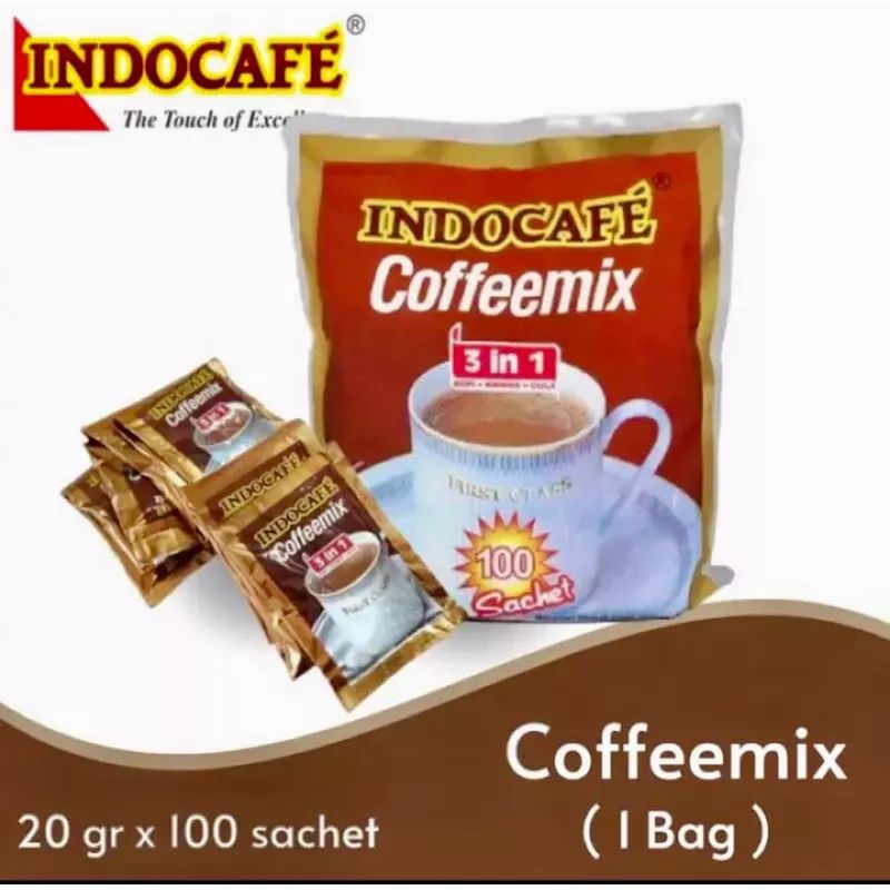 Jual Indocafe Coffeemix 1 Pack Isi 100 Sachet Shopee Indonesia