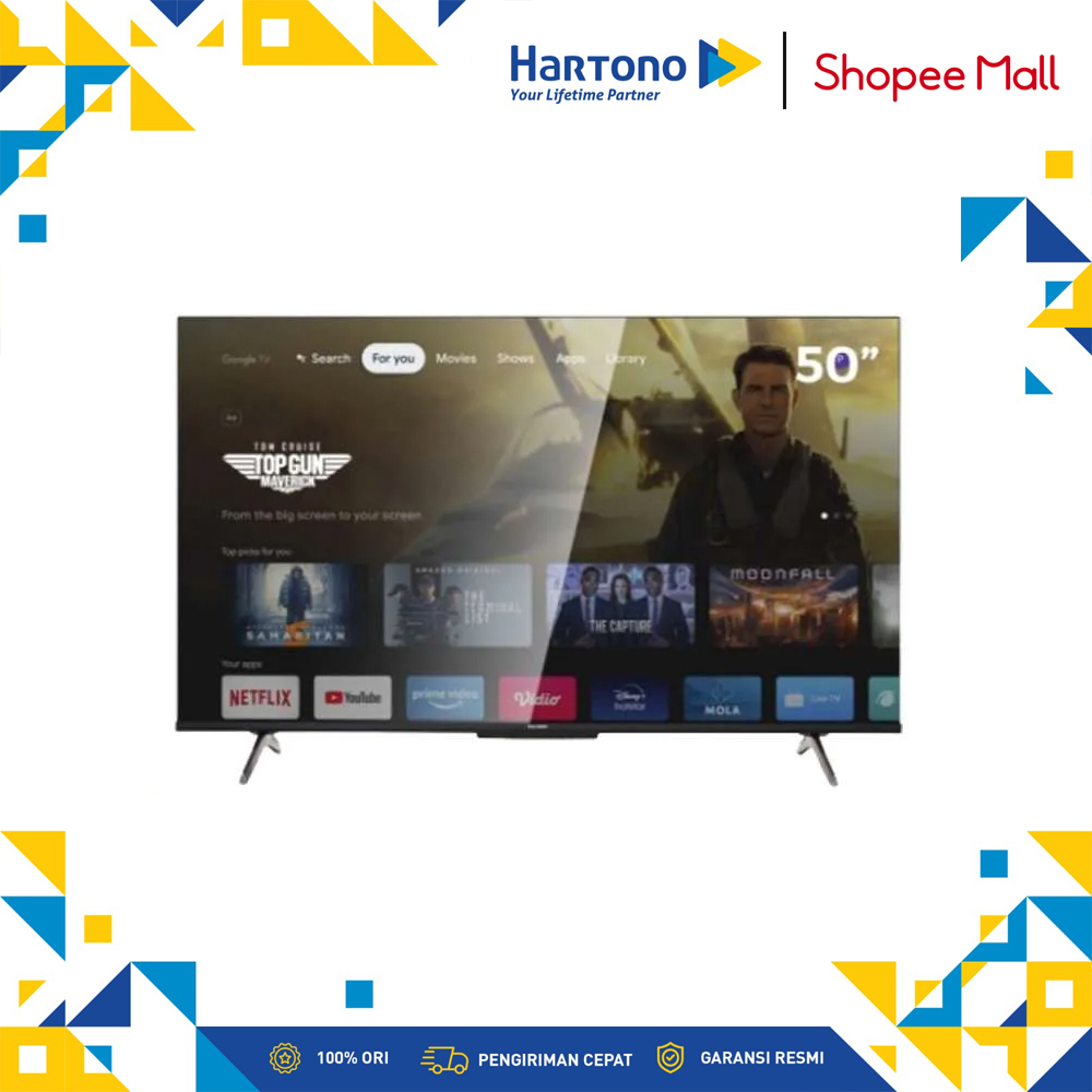 Jual Polytron 50 Inch 4K UHD Smart TV PLD50UG5959 Shopee Indonesia