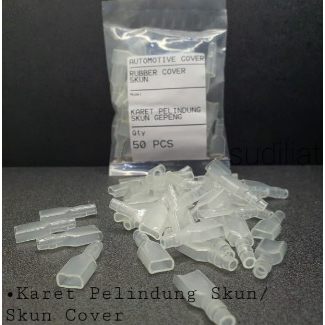 Jual KARET PELINDUNG SKUN GEPENG KONDOM SKUN INSULATOR SKUN ISI 50