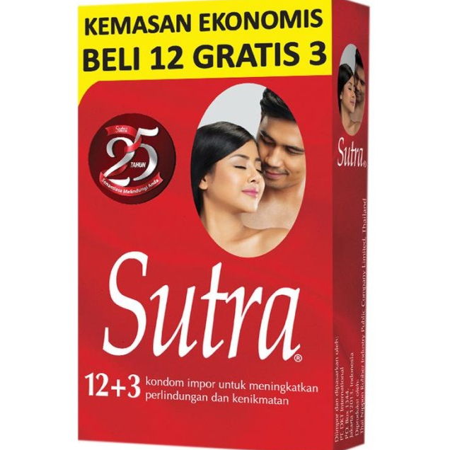 Jual SUTRA KONDOM PENGAMAN GERIGI HITAM OK SUTRA PLUS MERAH Shopee