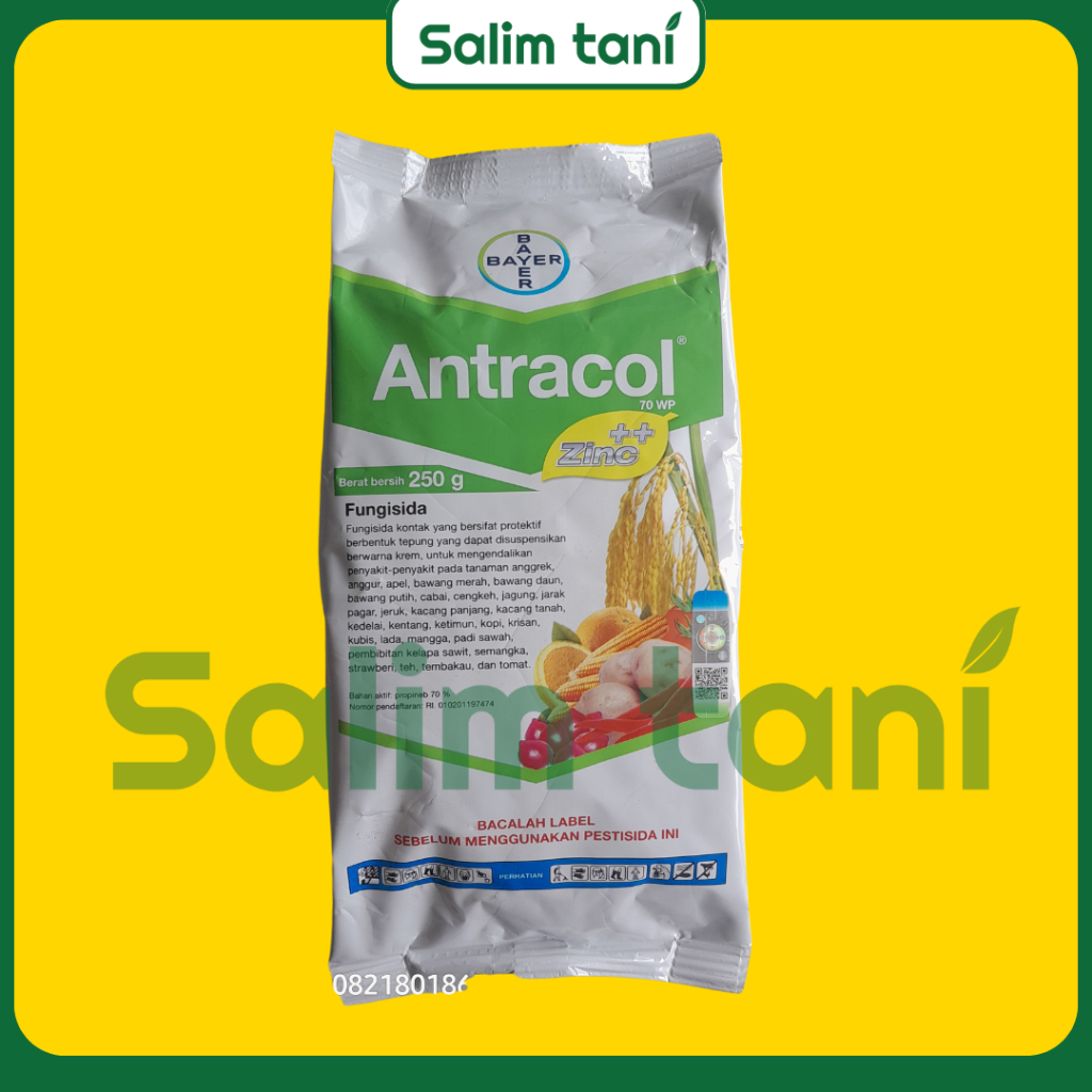 Jual Fungisida Antracol Wp Zinc Kemasan Pabrik Gram Shopee