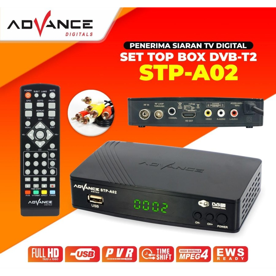 Jual Advance Set Tv Digital Receiver Penerima Siaran Full Hd Stp A