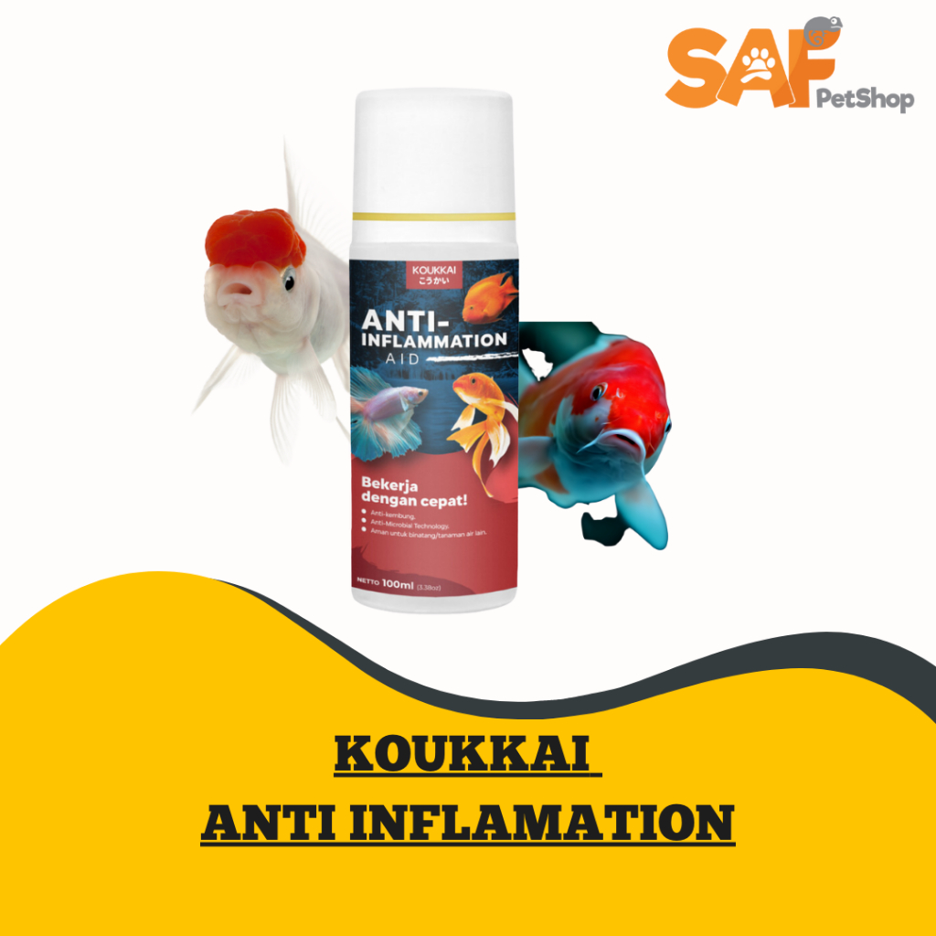 Jual Koukkai Anti Inflamation Obat Ikan Dropsy Sisik Nanas Shopee