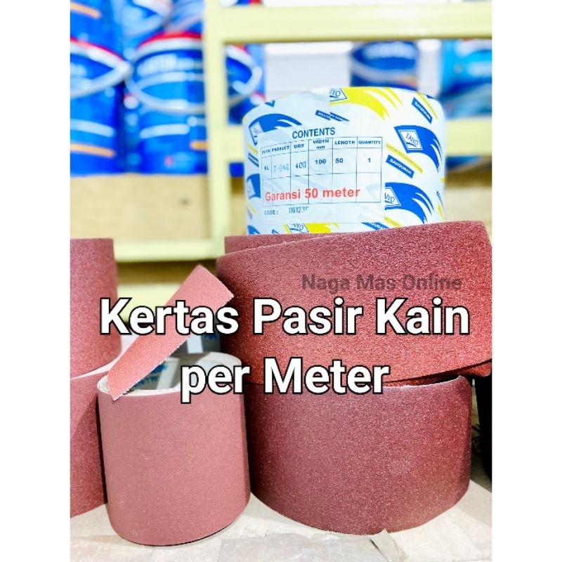 Jual Kertas Pasir Kain Meteran Taiyo Amplas Bangunan Taiyo Kertas