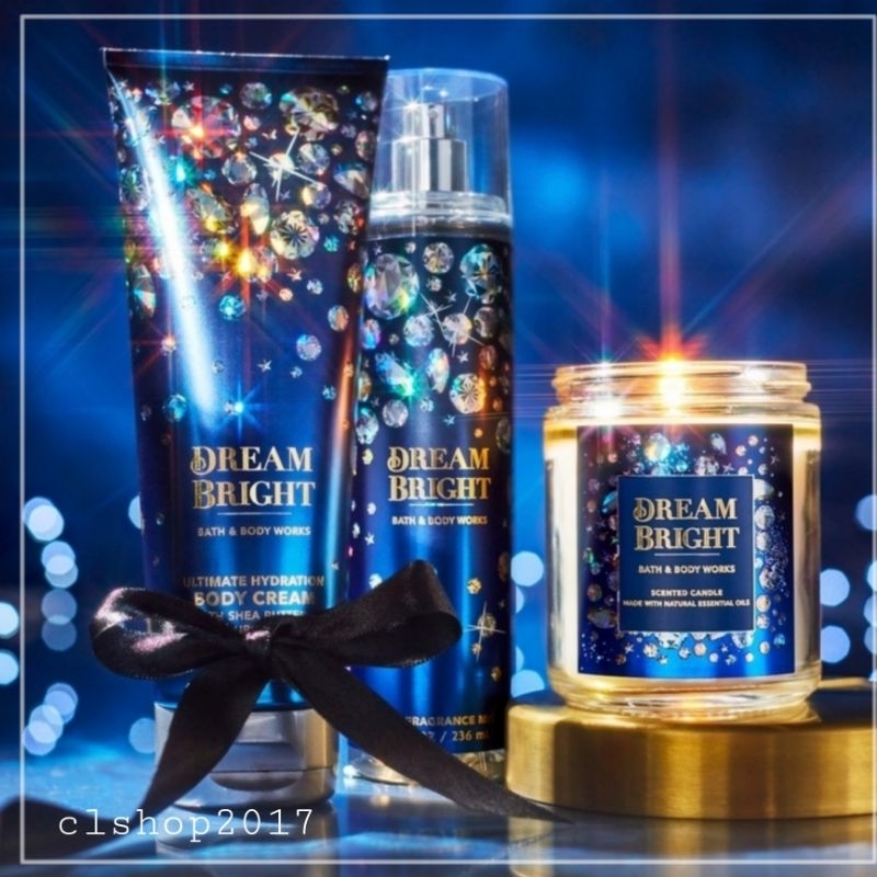 Jual BATH BODY WORKS BBW DREAM BRIGHT SERIES BODY MIST CREAM LOTION