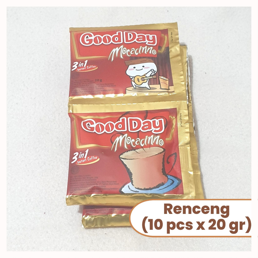 Jual Good Day Moccacino Kopi Renceng Sachets X Gr Shopee