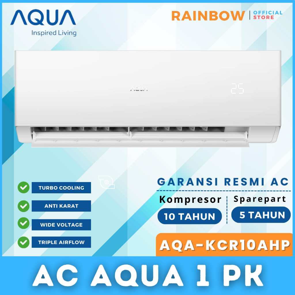 Jual AC AQUA 1 PK LOW WATT AQA KCR9AHQ Shopee Indonesia