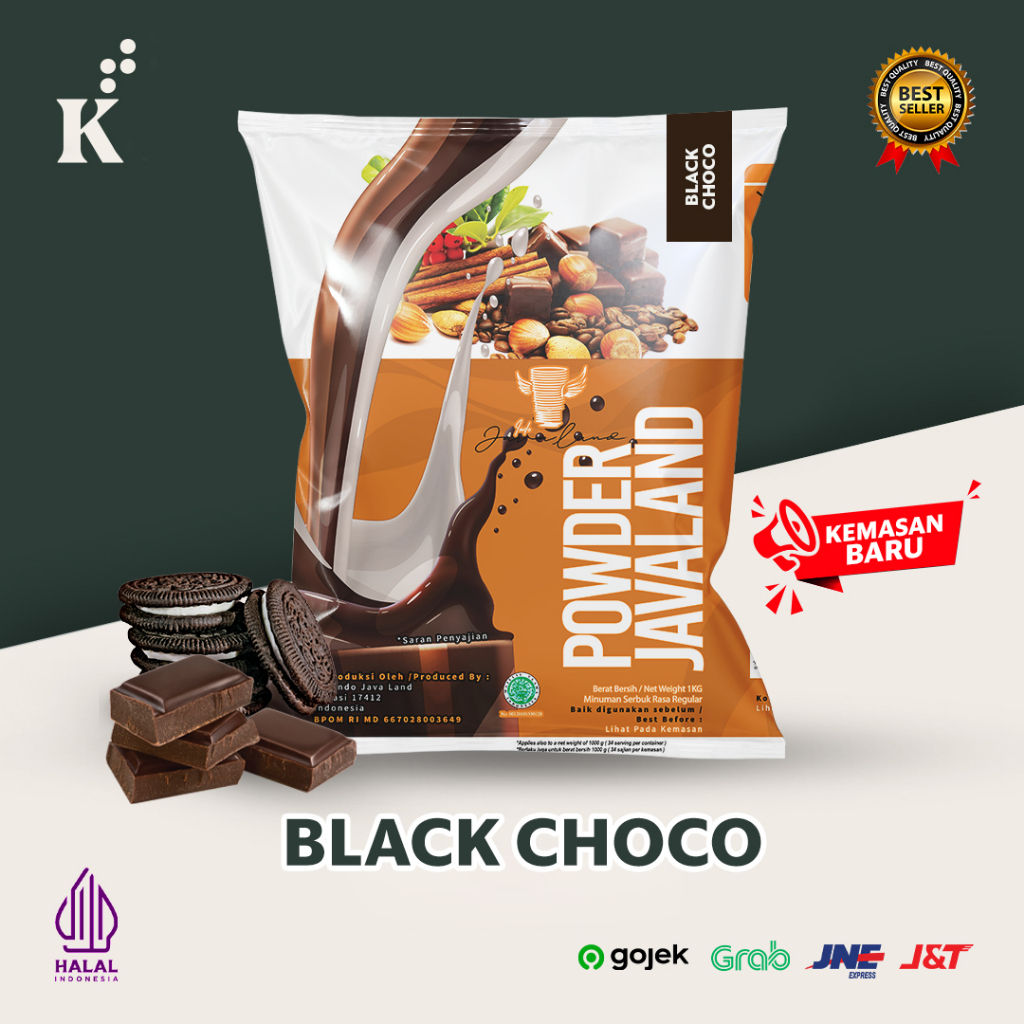 Jual Bubuk Minuman Bubble Powder Drink Rasa Black Choco Original