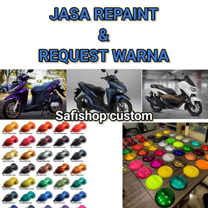 Jual Jasa Repaint Dan Request Warna Body Motor Shopee Indonesia