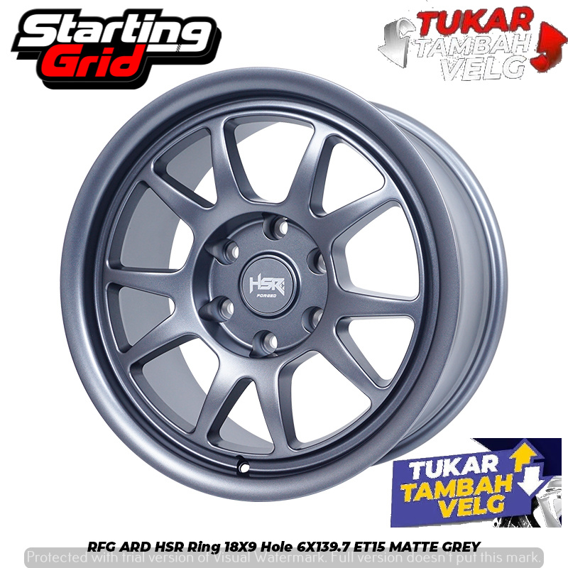 Jual Velg Mobil Rfg R18 Cocok Untuk Mobil Pajero Sport Strada Triton