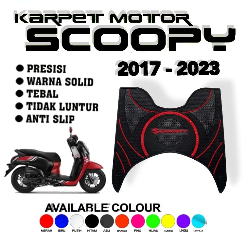 Jual Karpet Motor Scoopy Karpet Scoopy Alas Kaki Scoopy