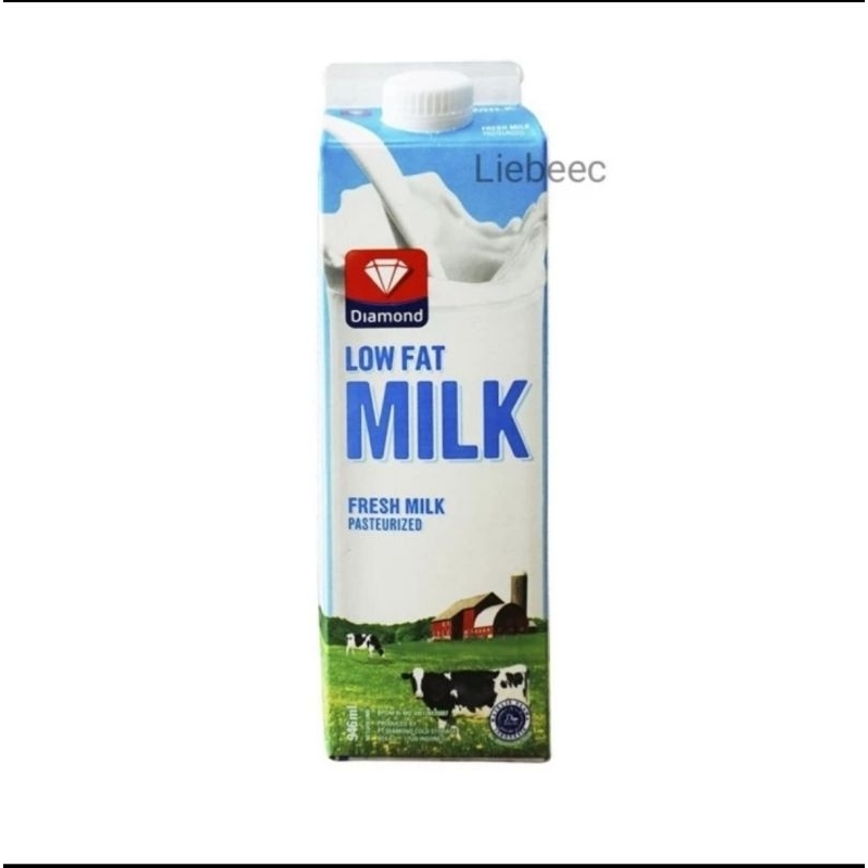 Jual Susu Segar Diamond Fresh Milk Low Fat Ml Rendah Lemak Ml