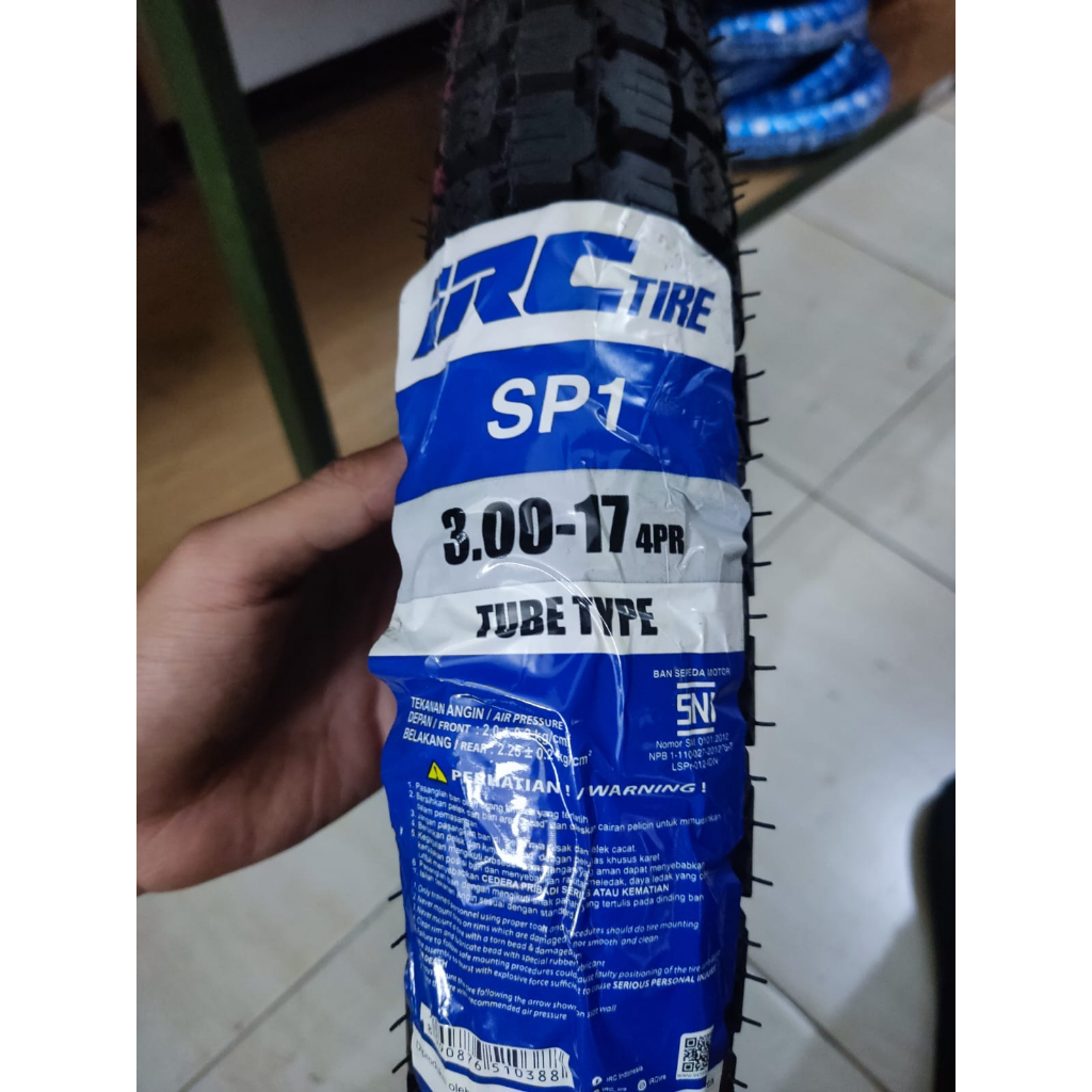 Jual Ban Luar IRC 300 RIng 17 SP1 Batik Tahu Kotak Tube Type Shopee