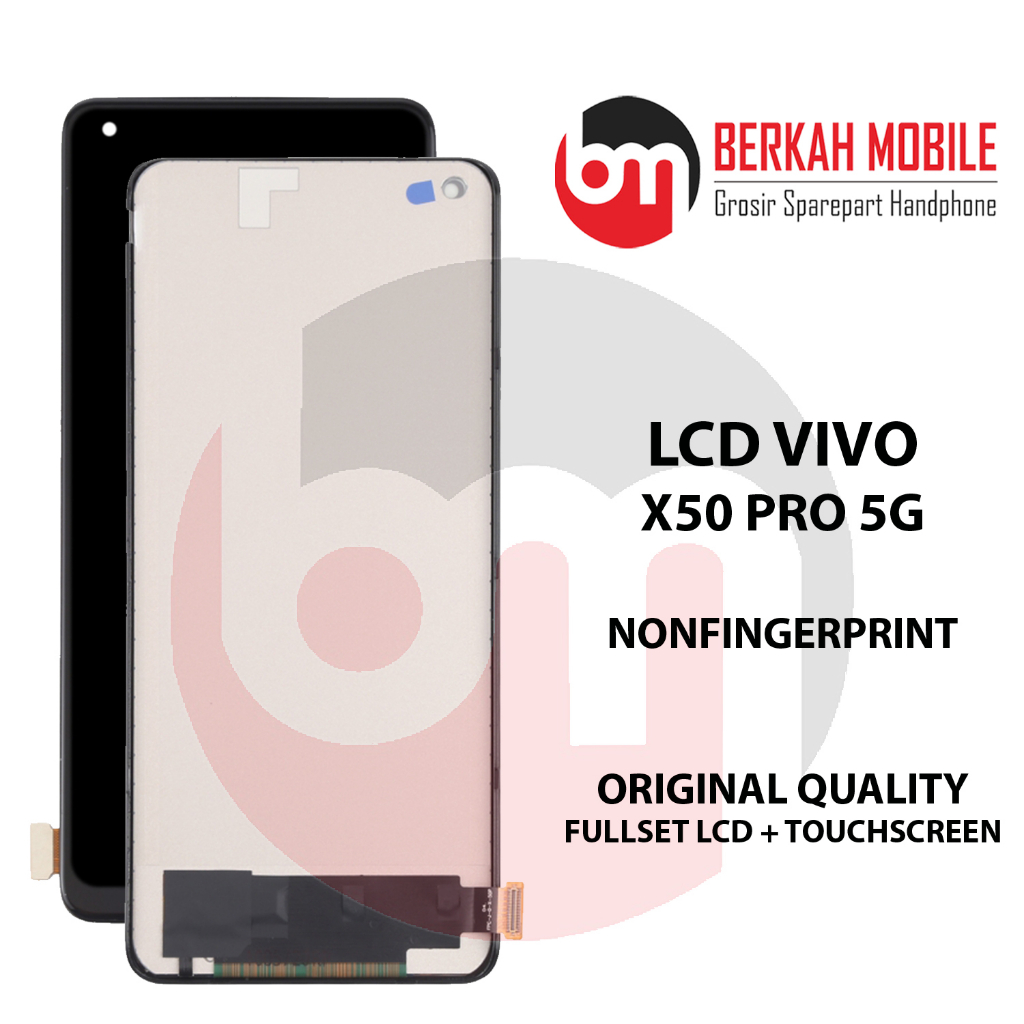 Jual LCD Vivo X50 PRO 5G Original 100 Non Fingerprint Fullset