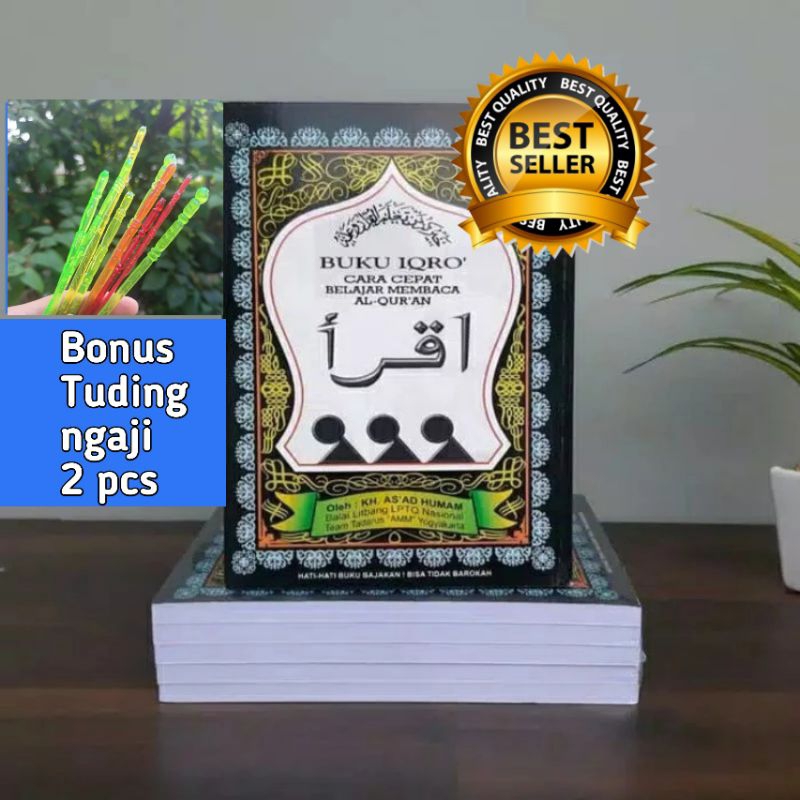 Jual Buku Iqro Besar Kertas Hvs Jilid Original Free Penunjuk