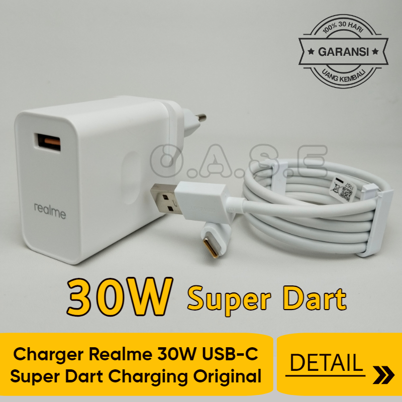 Jual Charger Realme Watt Super Dart Usb Type C Shopee Indonesia