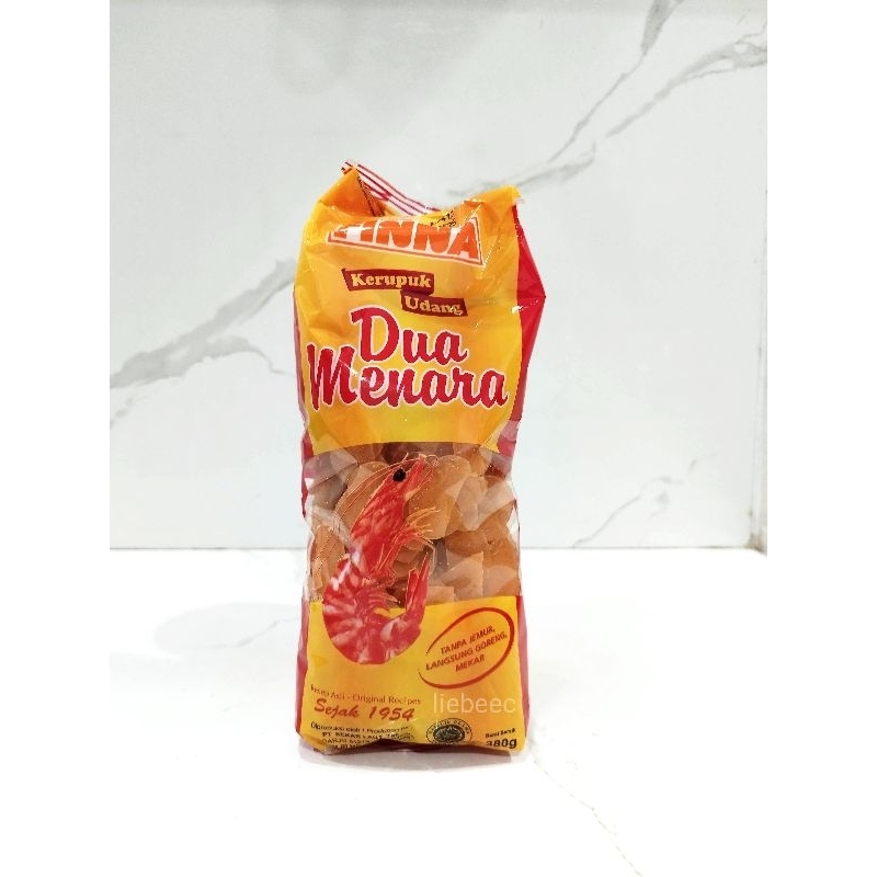 Jual Finna Kerupuk Udang Dua Menara Besar 380 Gr Prawn Cracker 380gr