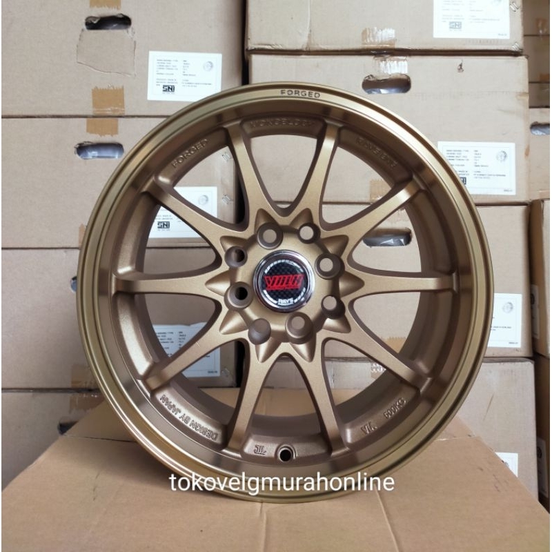 Jual TVMO Velg Mobil Ring 15 Hole 8 Volk Rays CE28 Matte Bronze 4pcs