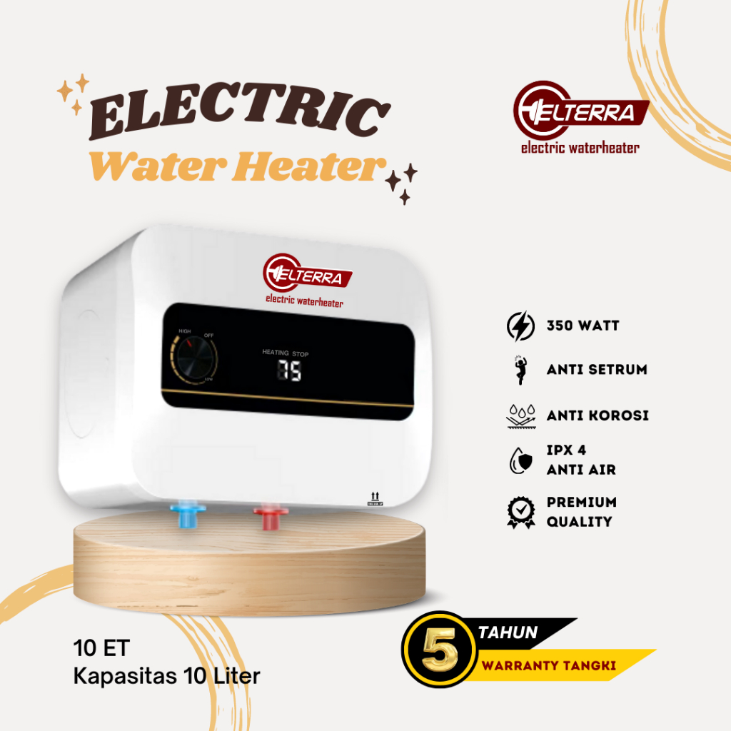 Jual Water Heater Listrik Elterra Liter Et Hemat Listrik Low Watt