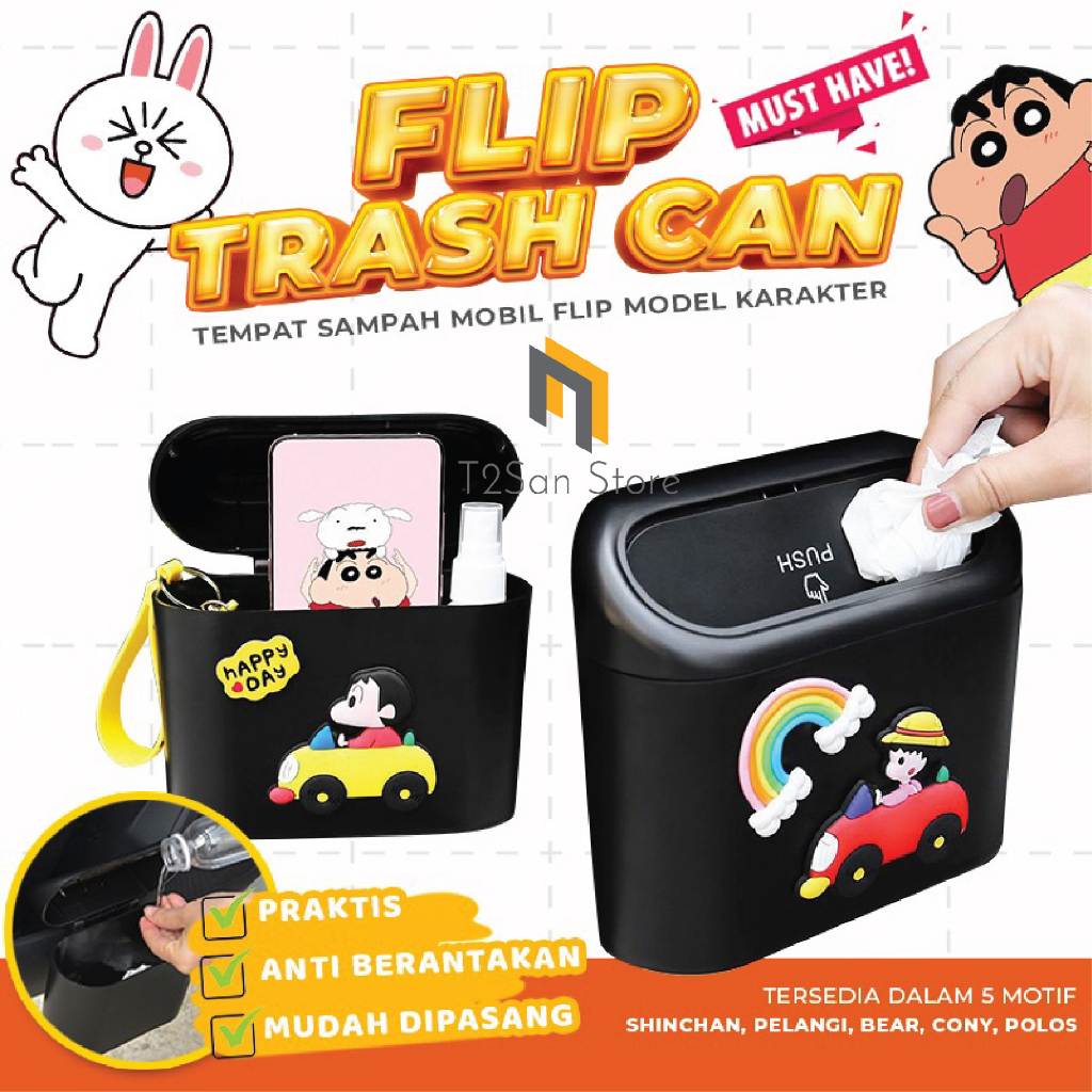 Jual Tong Sampah Mobil Kecil Mini Car Push Trash Bin Shopee Indonesia