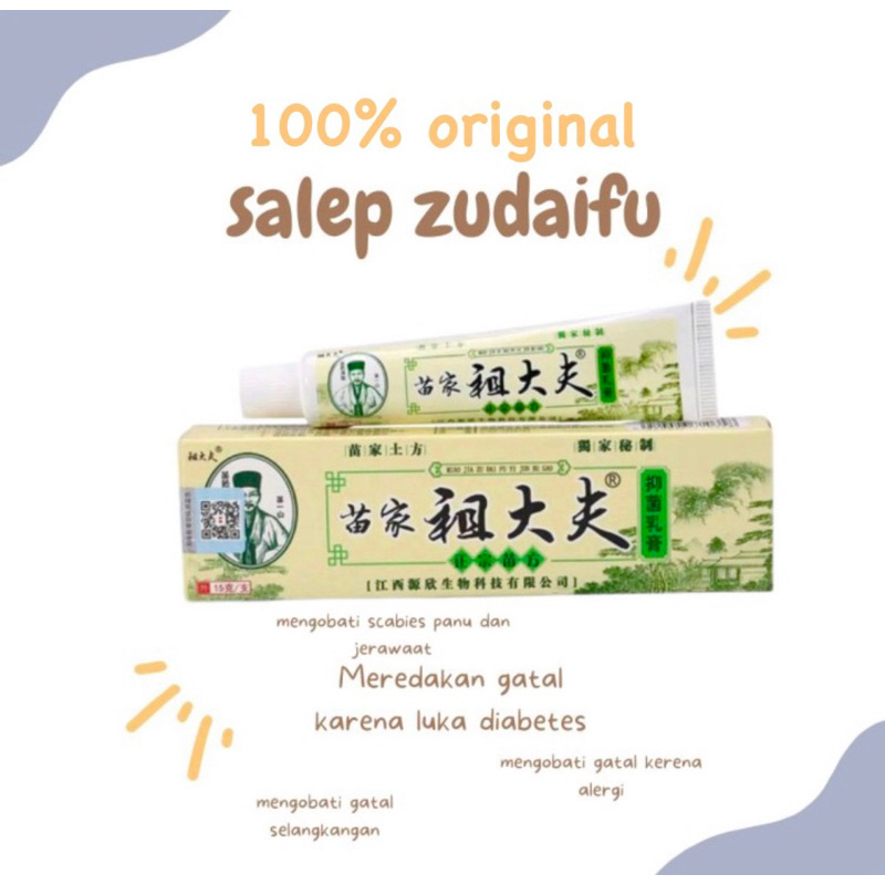 Jual Zudaifu Salep Original Kulit Gatal Paling Ampuh Shopee