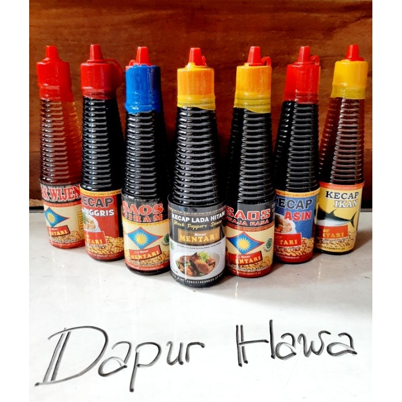 Jual Paket Super Hemat Isi 7 Botol Minyak Wijen Kecap Lada Hitam