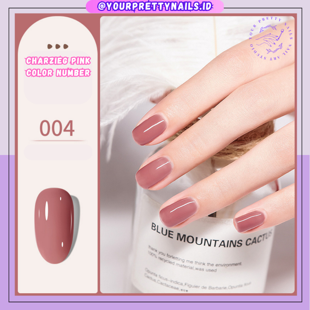 Jual Charzieg Pink New Series Nail Polish Uv Gel Cat Kuku Gel