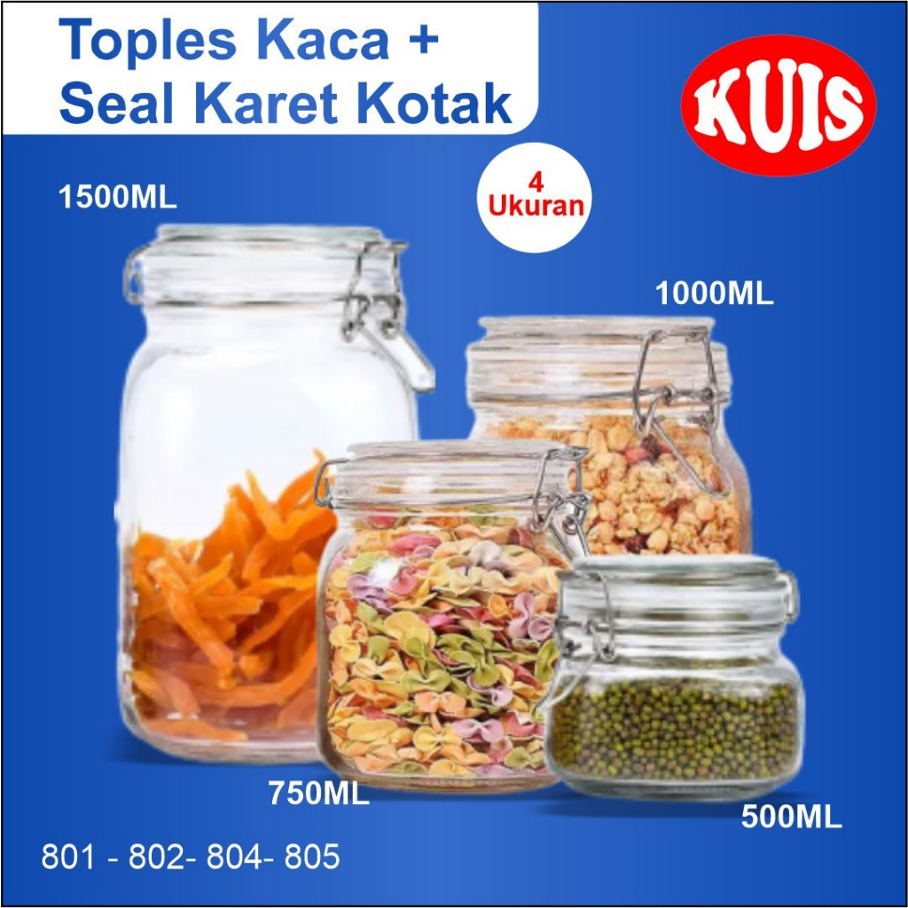 Jual Muranee Toples Kaca Kotak Serba Guna Kedap Udara Shopee Indonesia