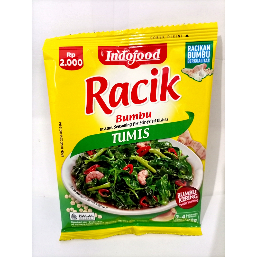 Jual BUMBU RACIK INDOFOOD TUMIS 22gr Shopee Indonesia