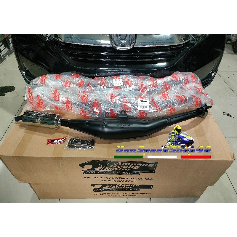 Jual Knalpot AHM SATRIA 2 TAK SATRIA HIU FIZR FORCE 1 AHM 100 ASLI