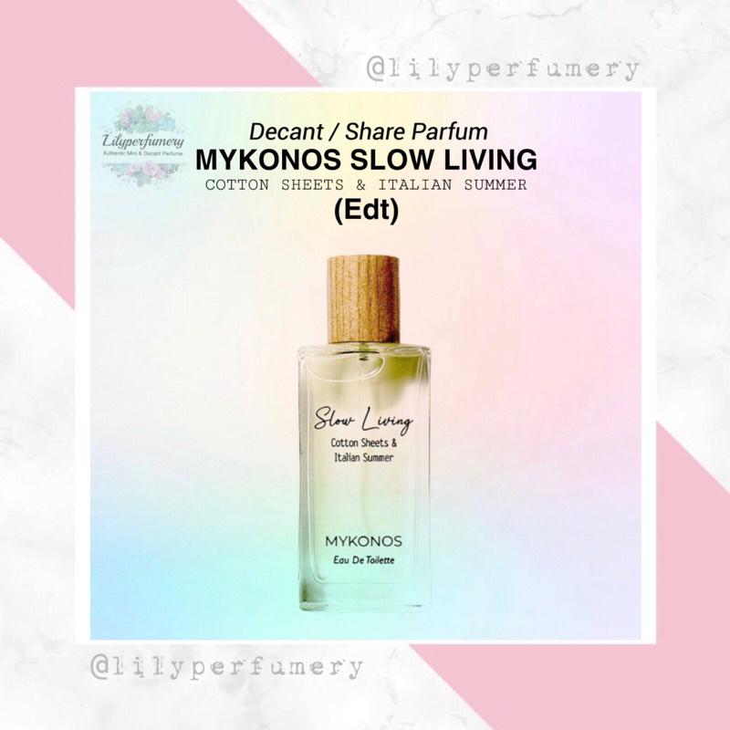 Jual Parfum Decant Share Mykonos Slow Living Edt Ml Ml