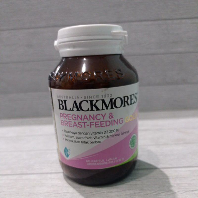 Jual Blackmores Pregnancy Breast Feeding Gold Isi Kapsul Shopee